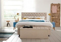Boxspring Home 310 -Comfort Beddengoed Winkel 0005 home310 front hb 2nachtkastjes min