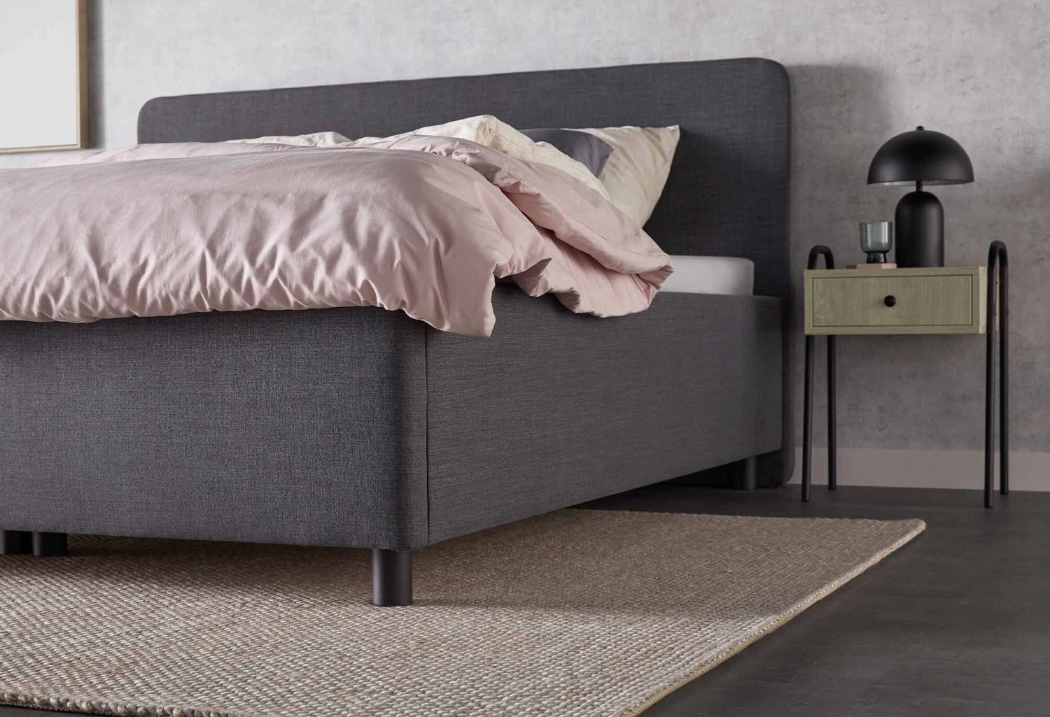 Gestoffeerd Bedframe Home 51 - Snel Leverbaar 5 Gestoffeerd Bedframe Home 51 - Snel Leverbaar - Afbeelding 3