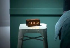 Houten Wekker 12 Houten Wekker -Comfort Beddengoed Winkel alarm clock wooden