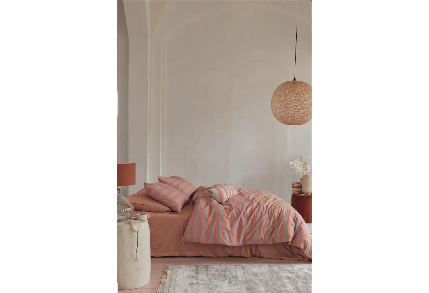 Vtwonen Bold Stripe Dekbedovertrek Peach 5 Vtwonen Bold Stripe Dekbedovertrek Peach - Afbeelding 3