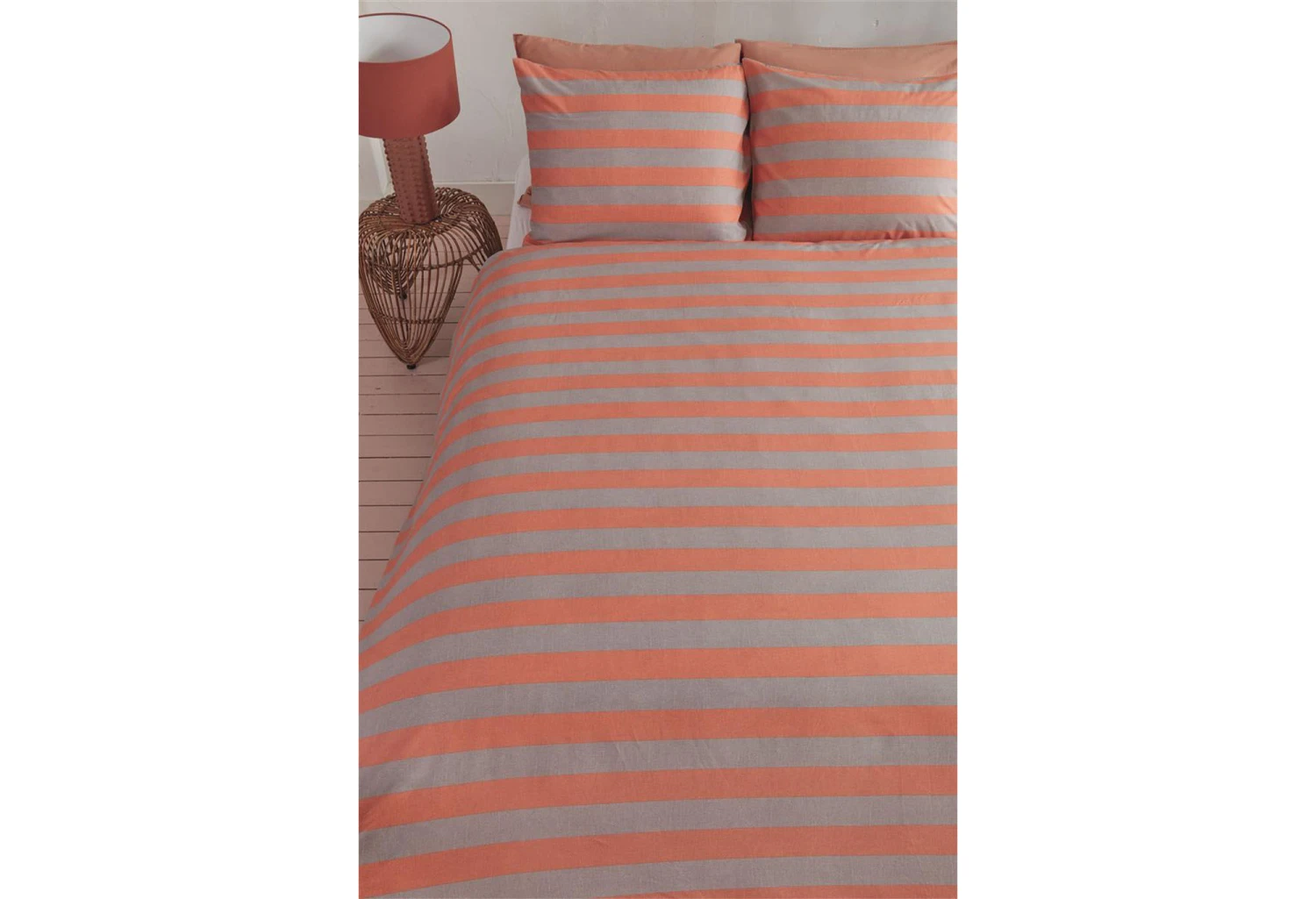 Vtwonen Bold Stripe Dekbedovertrek Peach 7 Vtwonen Bold Stripe Dekbedovertrek Peach - Afbeelding 5
