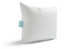 Dixxius Breeze Kapok Hoofdkussen -Comfort Beddengoed Winkel breeze kapok hoofdkussen 3 4 gedraaid staand