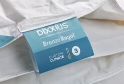 Dixxius Bronze Royal Custom Climate 3 Dekbed 18 Dixxius Bronze Royal Custom Climate 3 Dekbed -Comfort Beddengoed Winkel cc3 zijlabel
