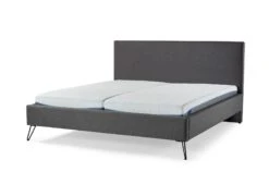 Gestoffeerd Bedframe Online-Only Dream Cosmos 17 Gestoffeerd Bedframe Online-Only Dream Cosmos -Comfort Beddengoed Winkel cosmos driekwart met matrassen web