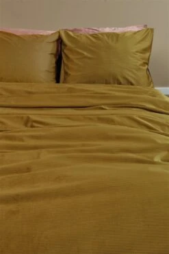 At Home By Beddinghouse Cosy Corduroy Dekbedovertrek Ochre -Comfort Beddengoed Winkel cosy corduroy ochre 60 online large