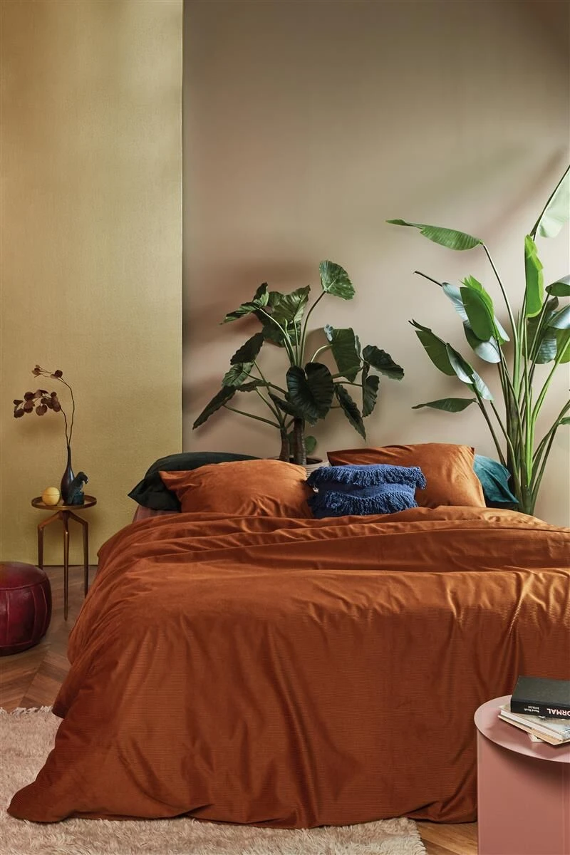 At Home By Beddinghouse Cosy Corduroy Dekbedovertrek Terra 5 At Home By Beddinghouse Cosy Corduroy Dekbedovertrek Terra - Afbeelding 3
