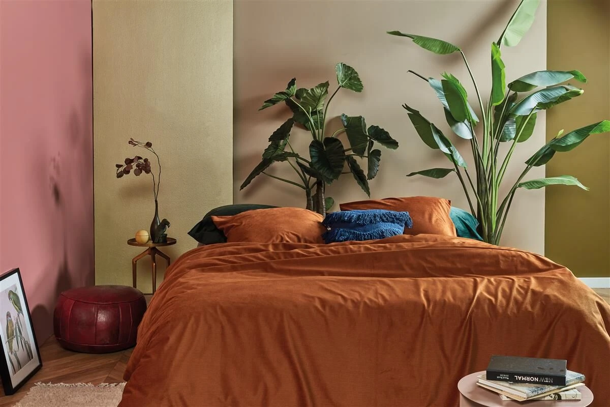 At Home By Beddinghouse Cosy Corduroy Dekbedovertrek Terra 6 At Home By Beddinghouse Cosy Corduroy Dekbedovertrek Terra - Afbeelding 4