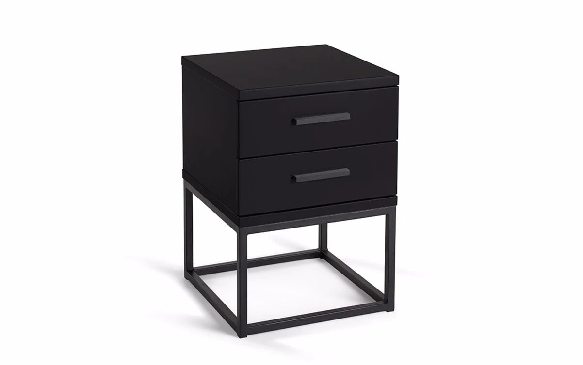 Nachtkast Cube Zwart 3 Nachtkast Cube Zwart