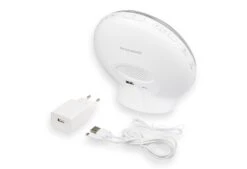 Wake-up Light Deluxe 18 Wake-up Light Deluxe -Comfort Beddengoed Winkel deluxe driekwart oplaadpunt wekker
