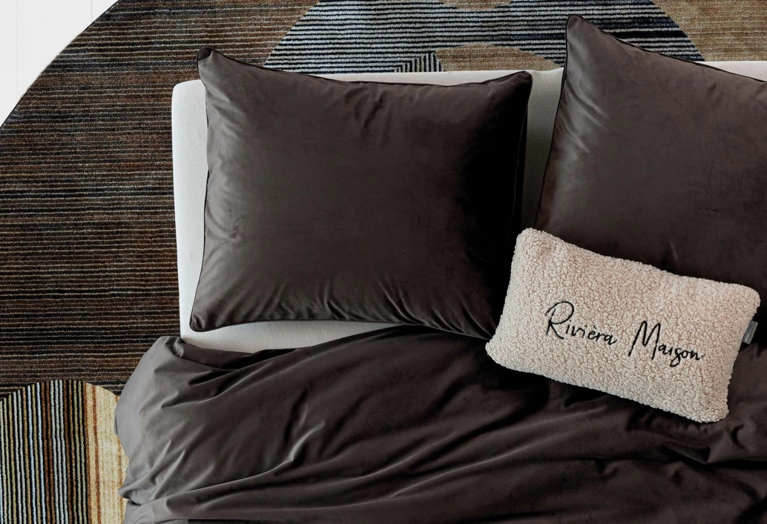 Rivièra Maison Estate Dekbedovertrek Brown 6 Rivièra Maison Estate Dekbedovertrek Brown - Afbeelding 4