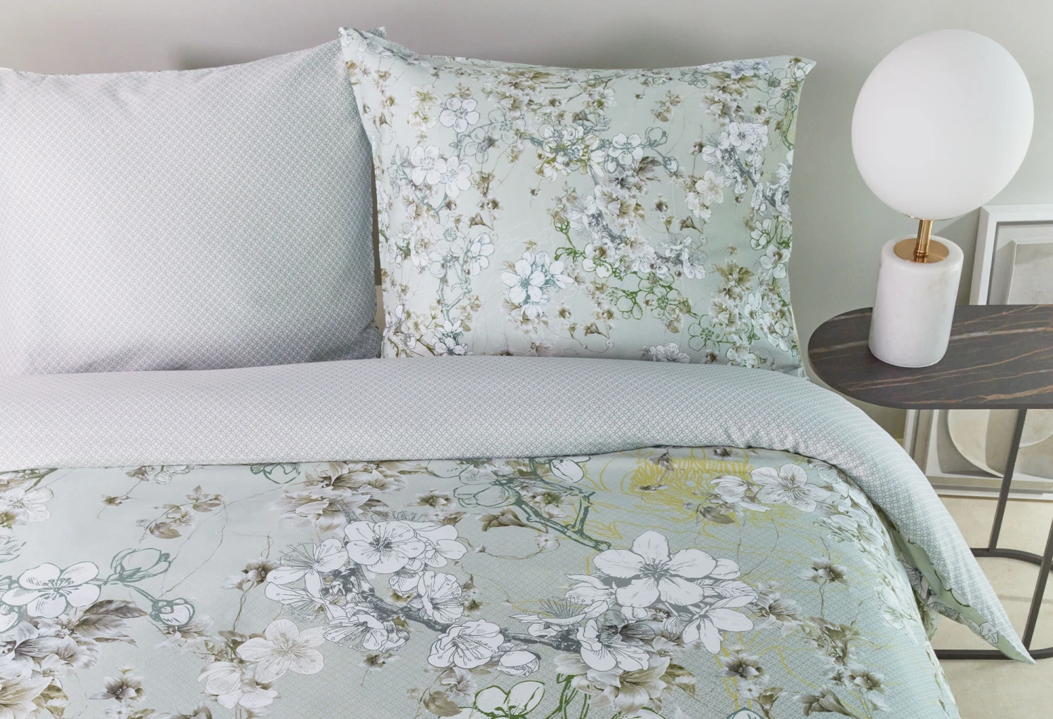 Kardol Fleurelle Dekbedovertrek Grey Green 9 Kardol Fleurelle Dekbedovertrek Grey Green - Afbeelding 7