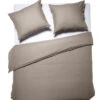 Dixxius Luxurious Dekbedovertrek Taupe 2 Dixxius Luxurious Dekbedovertrek Taupe -Comfort Beddengoed Winkel luxurious taupe 1