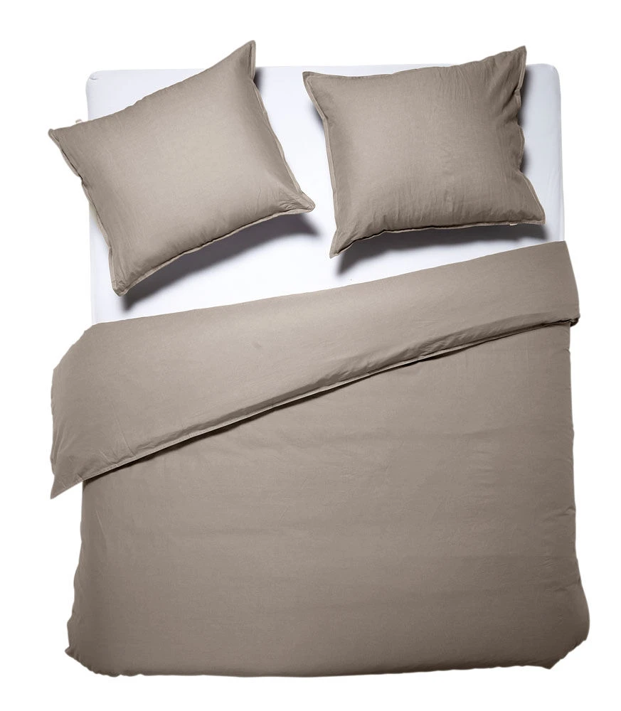 Dixxius Luxurious Dekbedovertrek Taupe 3 Dixxius Luxurious Dekbedovertrek Taupe