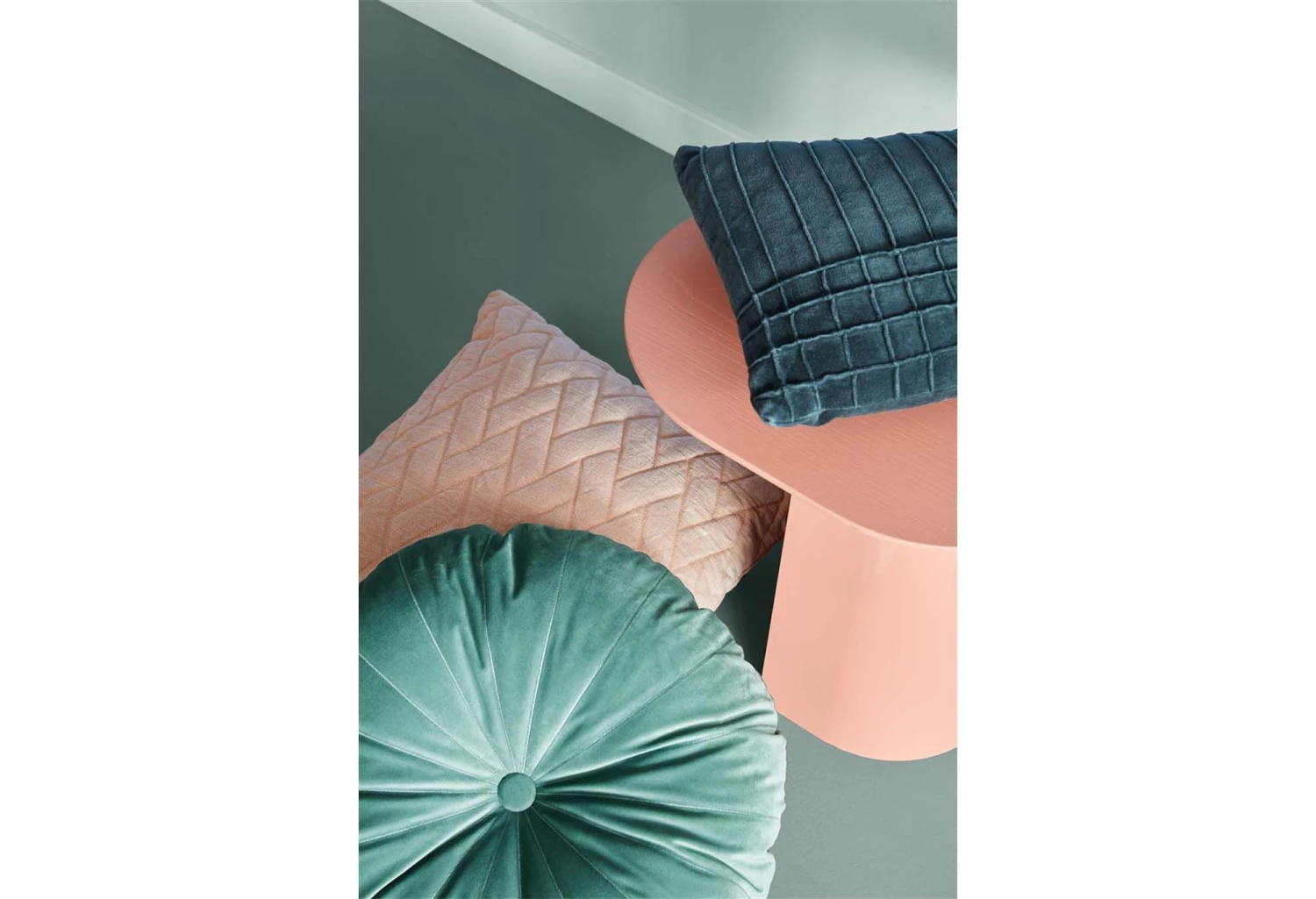 KAAT Amsterdam Mandarin Grey Green Sierkussen 4 KAAT Amsterdam Mandarin Grey Green Sierkussen - Afbeelding 2