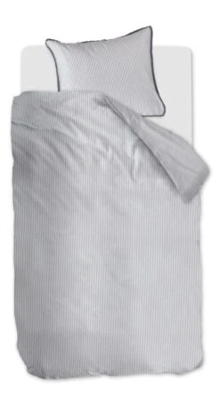 At Home By Beddinghouse Minimalist Dekbedovertrek Black