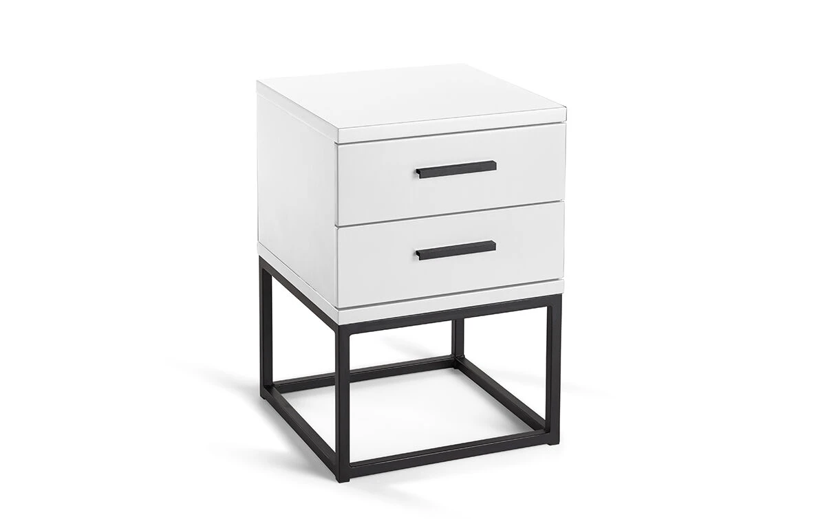 Nachtkast Cube Wit 3 Nachtkast Cube Wit