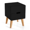 Nachtkast Dansk Zwart 1 Nachtkast Dansk Zwart -Comfort Beddengoed Winkel nachtkast dansk zwart blank eiken 9005