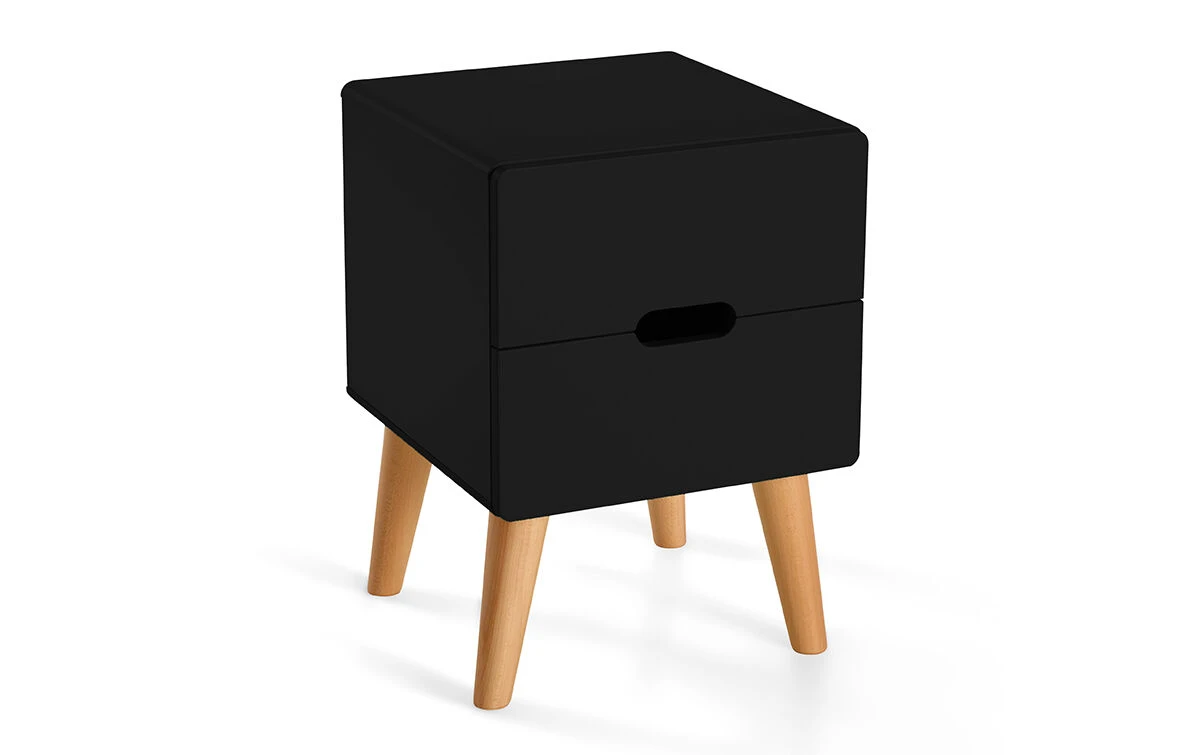 Nachtkast Dansk Zwart 3 Nachtkast Dansk Zwart