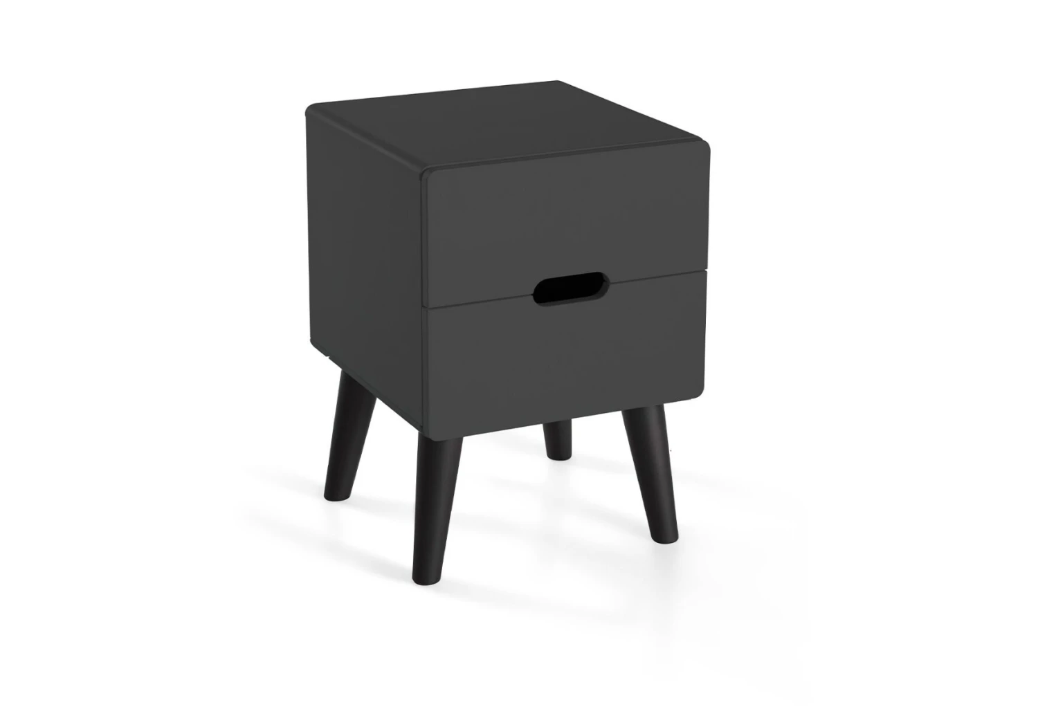 Nachtkast Dansk Antraciet 4 Nachtkast Dansk Antraciet - Afbeelding 2