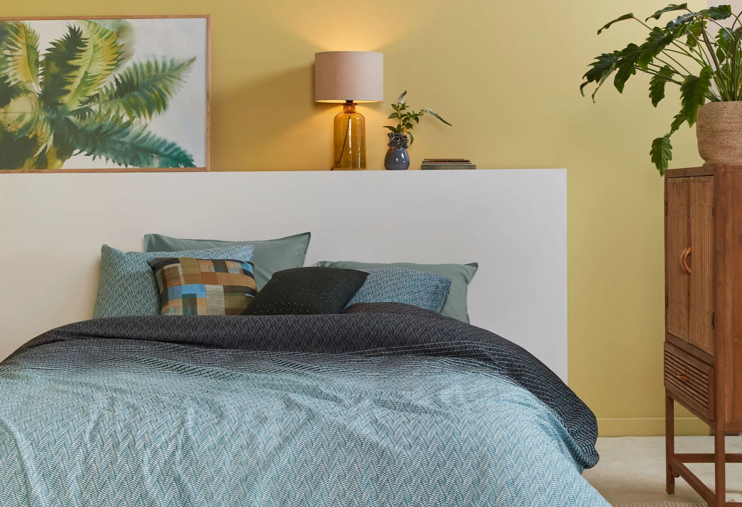 Beddinghouse Noa Dekbedovertrek Blue 8 Beddinghouse Noa Dekbedovertrek Blue - Afbeelding 6