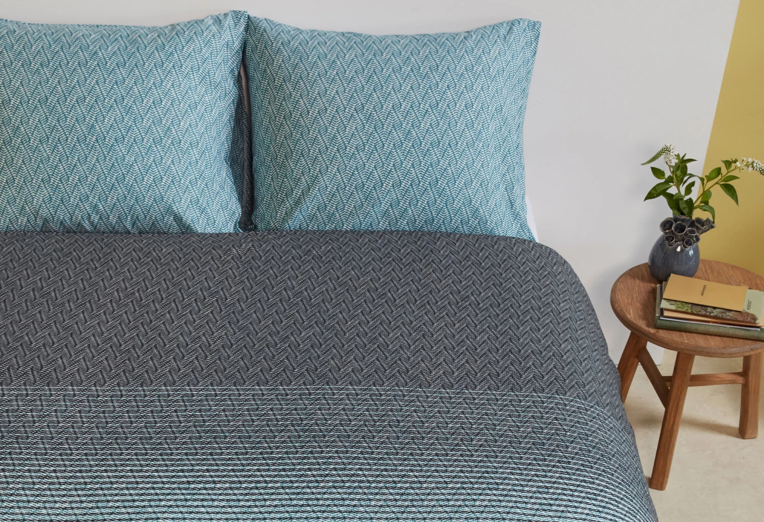 Beddinghouse Noa Dekbedovertrek Blue 6 Beddinghouse Noa Dekbedovertrek Blue - Afbeelding 4