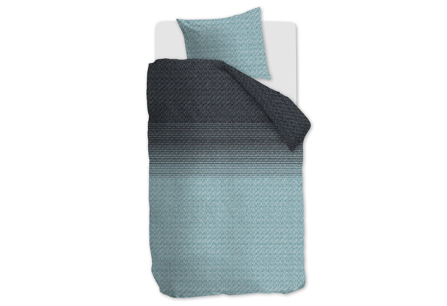 Beddinghouse Noa Dekbedovertrek Blue 4 Beddinghouse Noa Dekbedovertrek Blue - Afbeelding 2