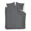 Beddinghouse Basic Gots Dekbedovertrek Anthracite -Comfort Beddengoed Winkel organic basic anthracite 2p 10 topshot