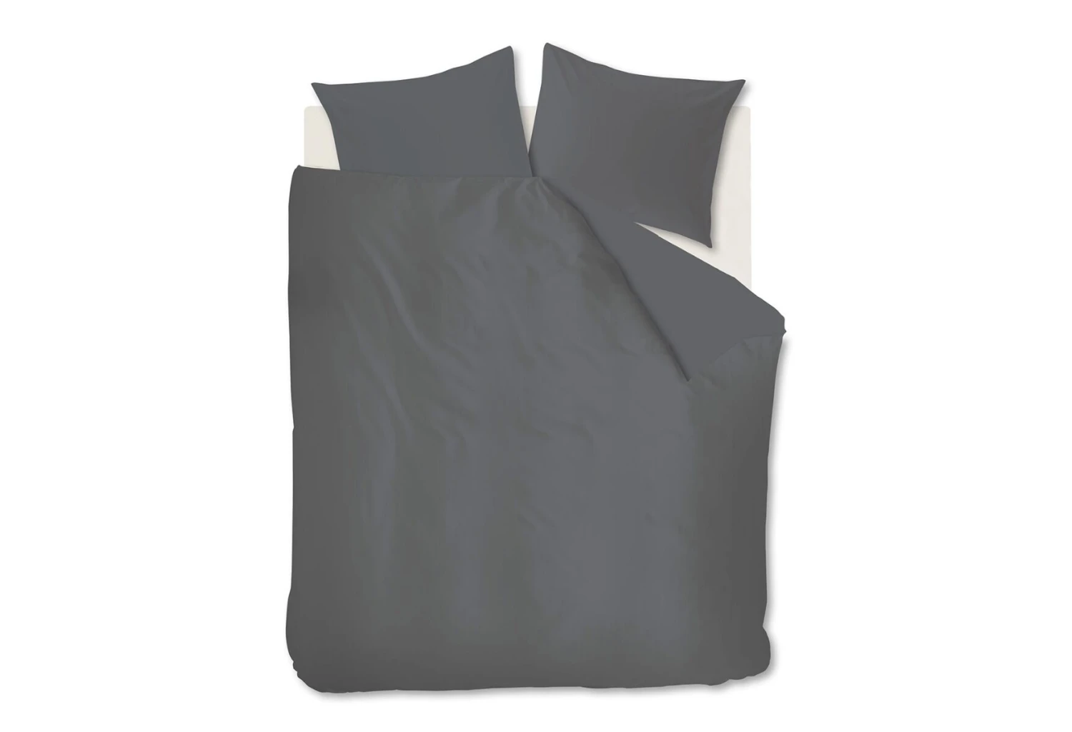 Beddinghouse Basic Gots Dekbedovertrek Anthracite 3 Beddinghouse Basic Gots Dekbedovertrek Anthracite