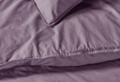 Beddinghouse Care Organic Basic Dekbedovertrek Mauve -Comfort Beddengoed Winkel organic basic mauve de dx 135x200 60