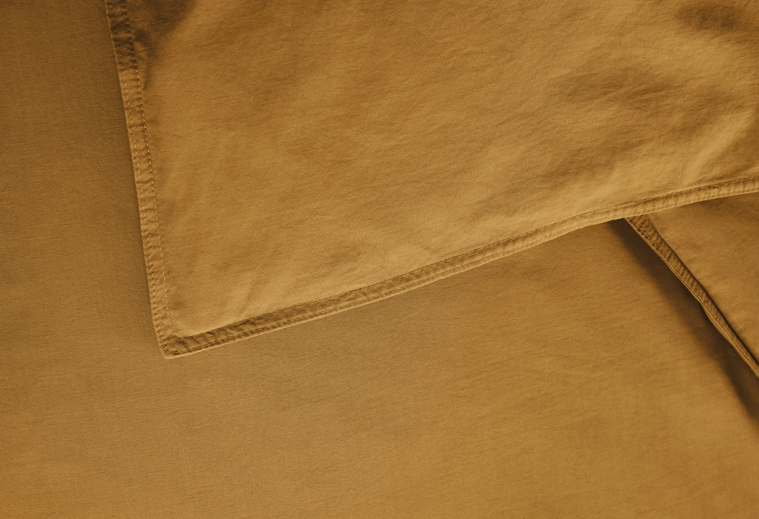 Beddinghouse Organic Basic Dekbedovertrek Ochre 6 Beddinghouse Organic Basic Dekbedovertrek Ochre - Afbeelding 4