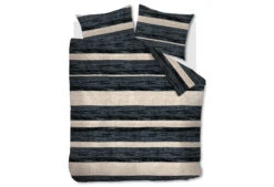 Vtwonen Painted Stripe Dekbedovertrek Black