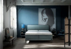 Boxspring Lifestyle By Vtwonen Pepper - Snel Leverbaar -Comfort Beddengoed Winkel pepper sws frontkaal 1