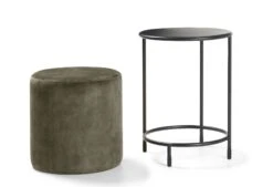 Royal Poef Botania 14 Royal Poef Botania -Comfort Beddengoed Winkel poef naast frame poten zwart