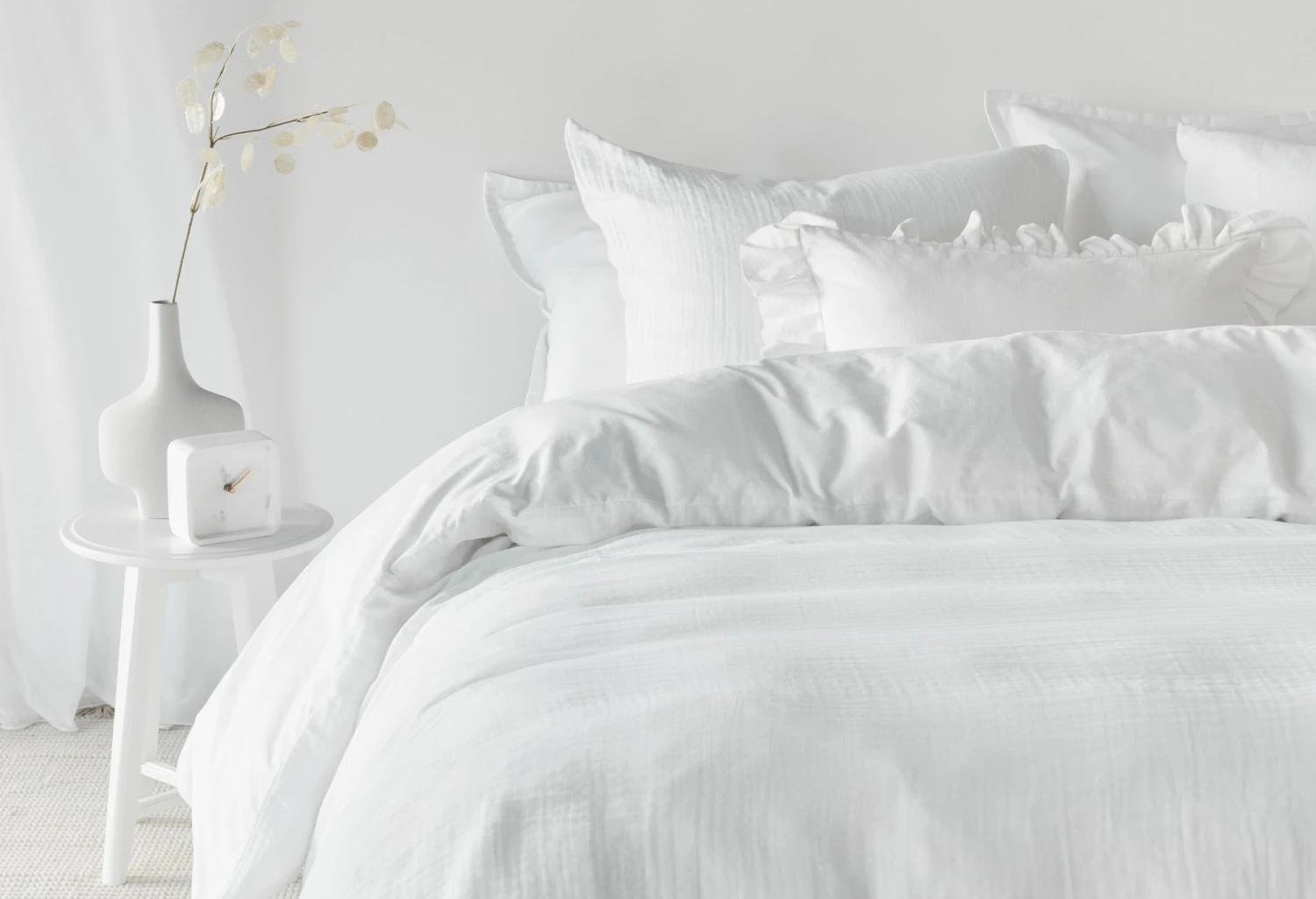 Beddinghouse Pure Dekbedovertrek White 7 Beddinghouse Pure Dekbedovertrek White - Afbeelding 5