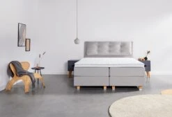 Boxspring Online-Only Relax Deluxe -Comfort Beddengoed Winkel relax frontaal kaal