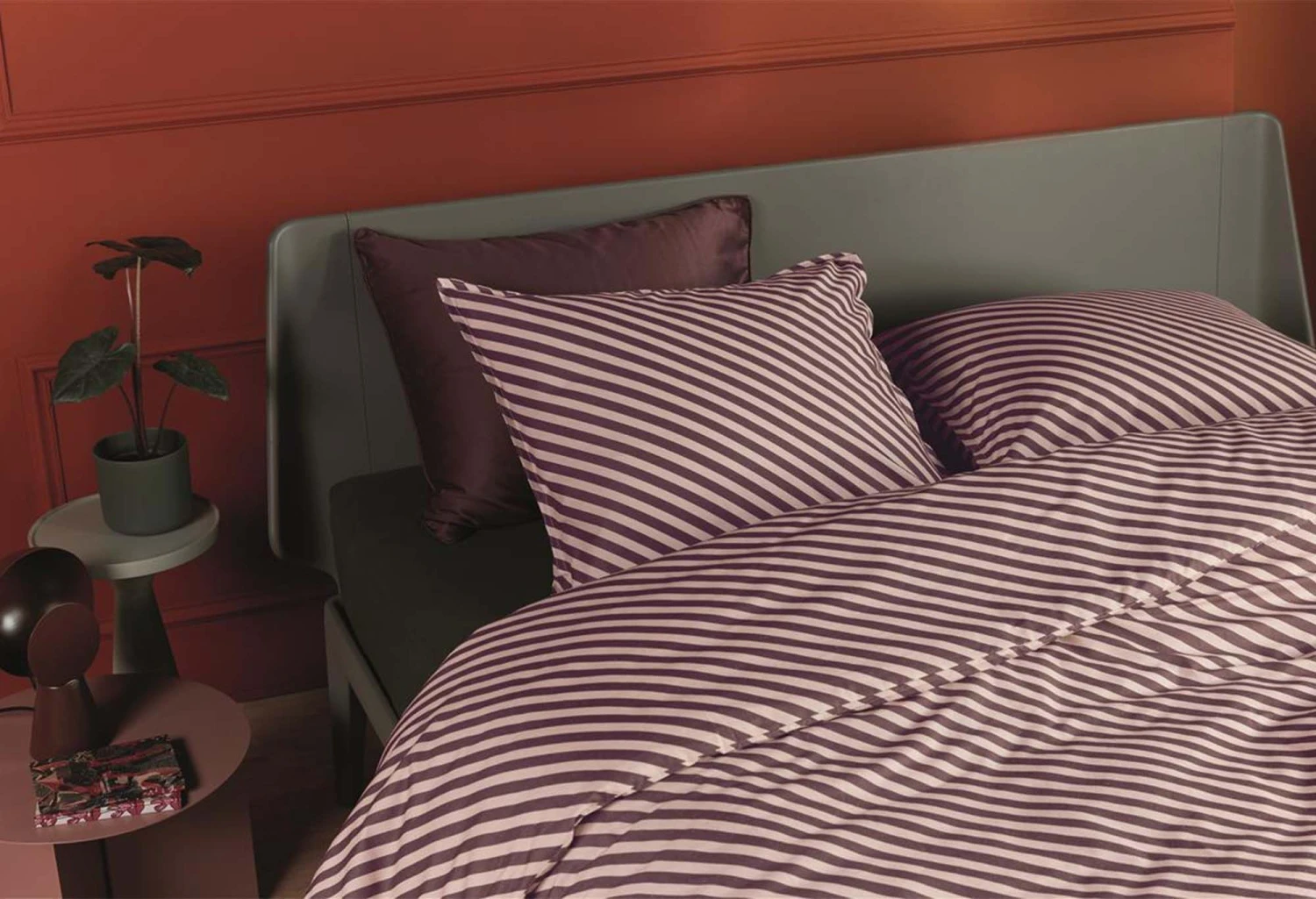 Beddinghouse Renewable Dekbedovertrek Dark Red 6 Beddinghouse Renewable Dekbedovertrek Dark Red - Afbeelding 4