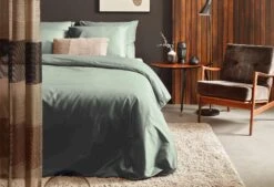 Dixxius Luxurious Porto Dekbedovertrek Sage -Comfort Beddengoed Winkel sage a