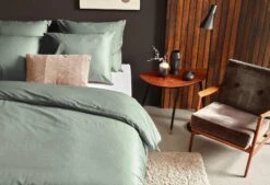 Dixxius Luxurious Porto Dekbedovertrek Sage -Comfort Beddengoed Winkel sage b