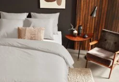 Dixxius Luxurious Lisboa Dekbedovertrek Silver -Comfort Beddengoed Winkel silver b