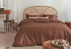 VTwonen Vt Wonen Sticking Dots Dekbedovertrek Terra -Comfort Beddengoed Winkel sticking dots terra 01 mood large