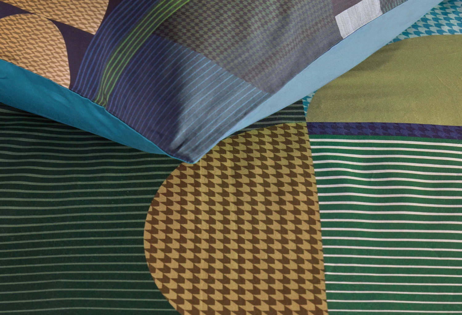 Kardol Utopia Dekbedovertrek Blue Green 7 Kardol Utopia Dekbedovertrek Blue Green - Afbeelding 5