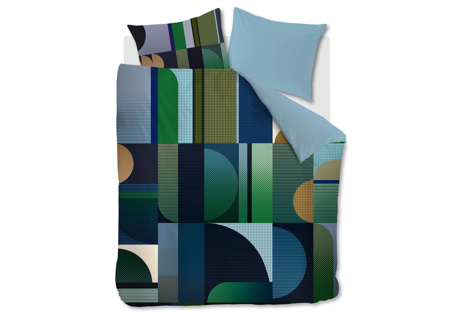 Kardol Utopia Dekbedovertrek Blue Green 3 Kardol Utopia Dekbedovertrek Blue Green
