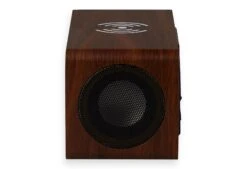 Houten Wekker 14 Houten Wekker -Comfort Beddengoed Winkel wooden clock zijkant