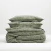 Zo!Home Lino Dekbedovertrek Army Green 1 Zo!Home Lino Dekbedovertrek Army Green -Comfort Beddengoed Winkel zo home dekbedovertrek lino army green 1