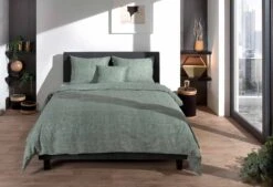 Zo!Home Lino Dekbedovertrek Army Green 12 Zo!Home Lino Dekbedovertrek Army Green -Comfort Beddengoed Winkel zo home dekbedovertrek lino army green 4 1