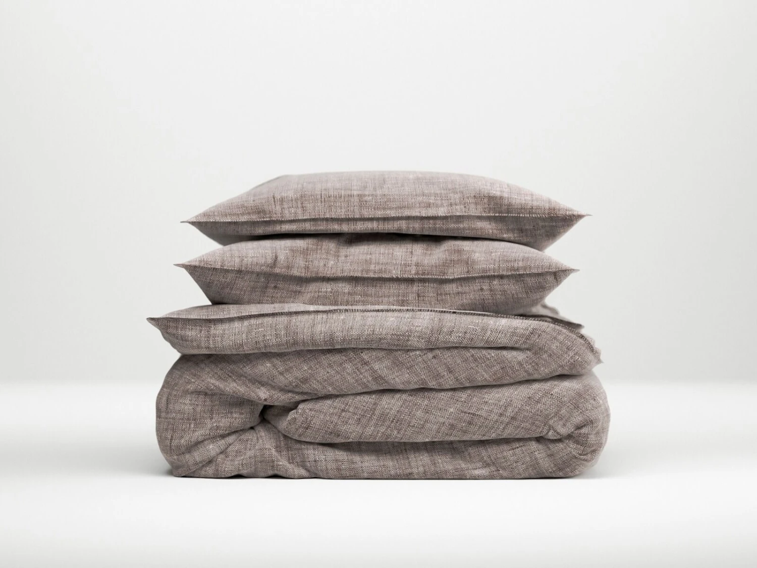 Zo!Home Lino Dekbedovertrek Chocolate Brown 7 Zo!Home Lino Dekbedovertrek Chocolate Brown - Afbeelding 5