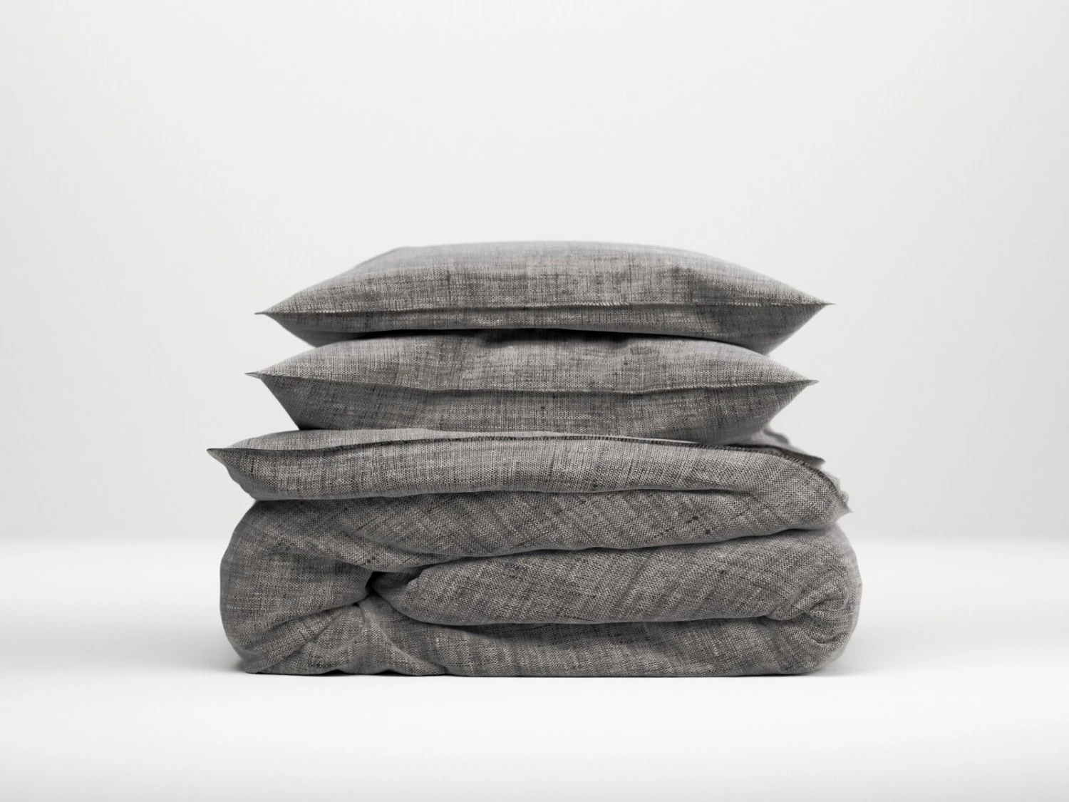 Zo!Home Lino Dekbedovertrek Anthracite 5 Zo!Home Lino Dekbedovertrek Anthracite - Afbeelding 3