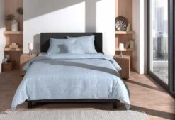 Zo!Home Lino Dekbedovertrek Denim Blue -Comfort Beddengoed Winkel zo home dekbedovertrek lino denim 4