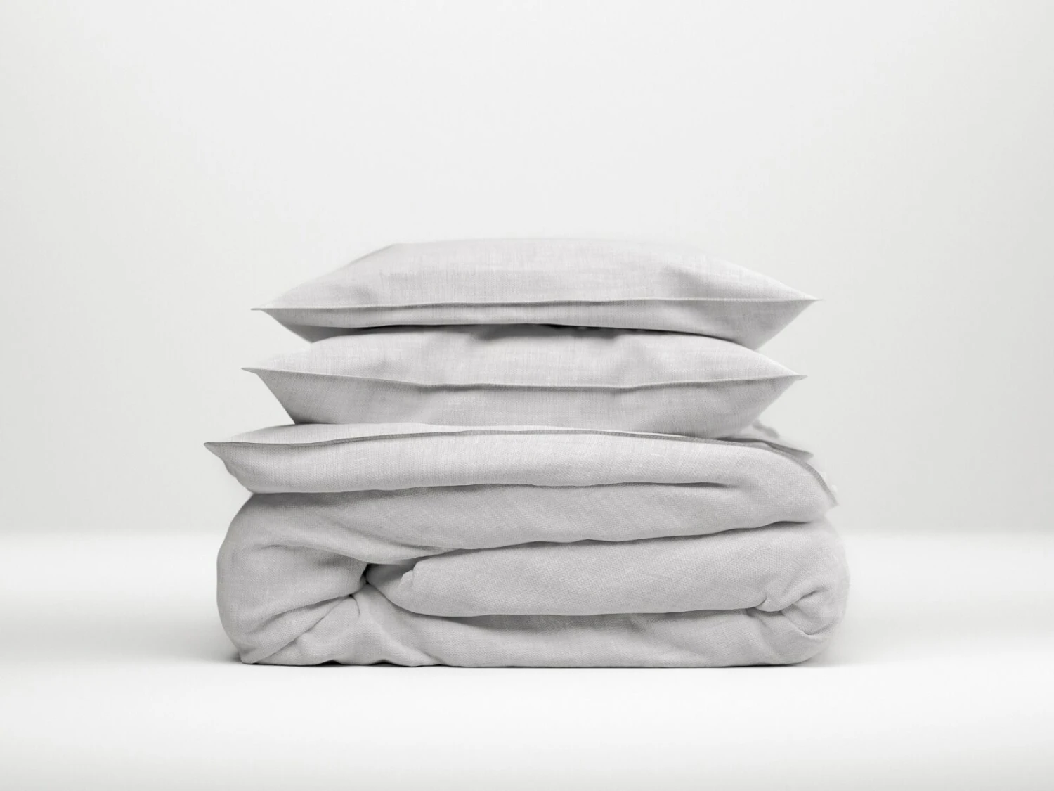 Zo!Home Lino Dekbedovertrek Dove Grey 5 Zo!Home Lino Dekbedovertrek Dove Grey - Afbeelding 3