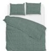 Zo!Home Lino Dekbedovertrek Emerald Green -Comfort Beddengoed Winkel zo home dekbedovertrek lino emerald green 5